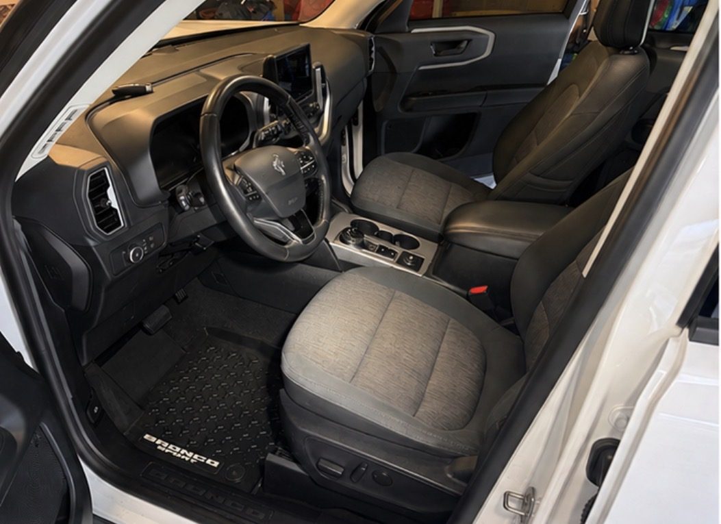Bronco Sport driver seat after