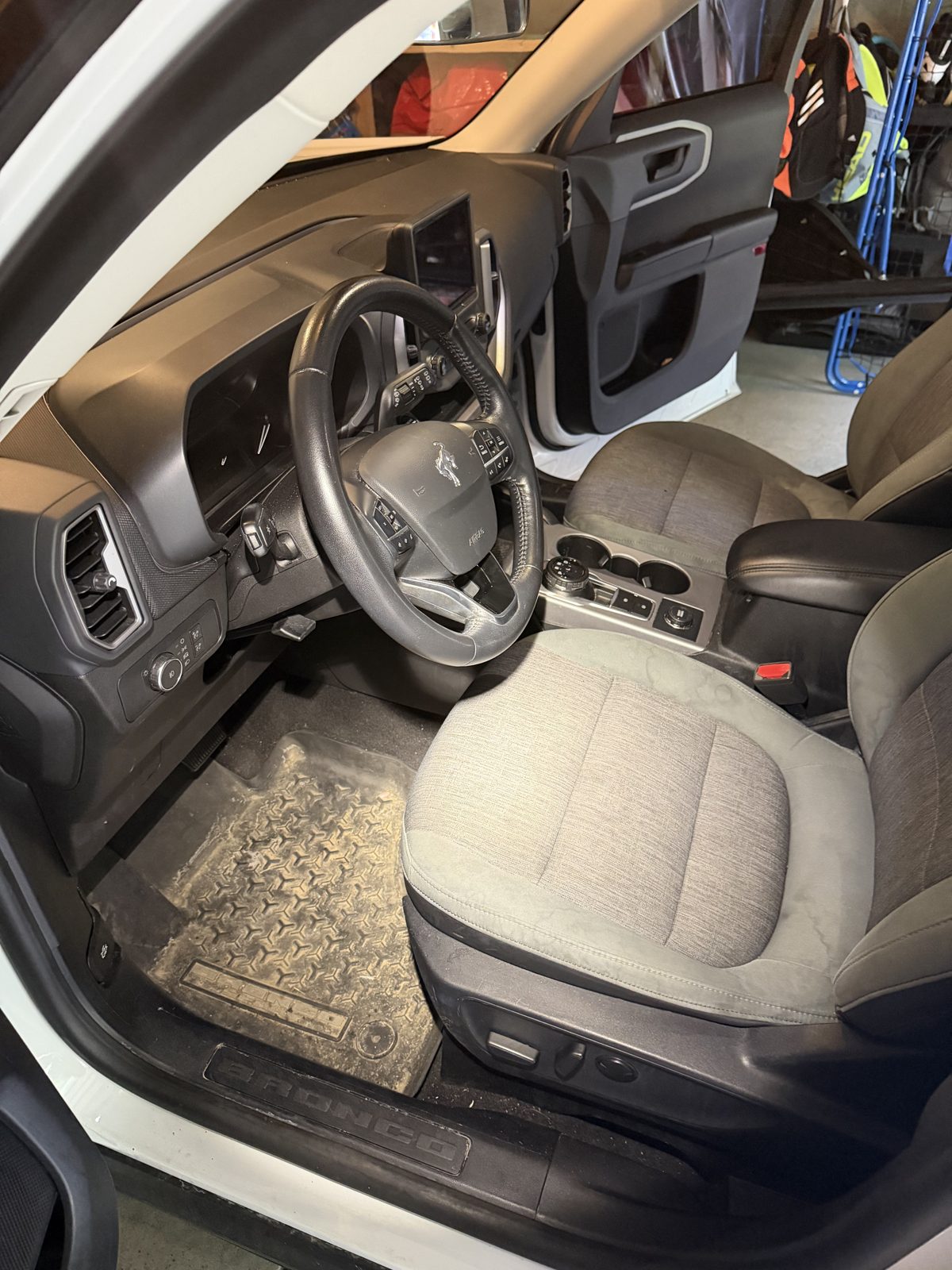 Bronco Sport driver seat before