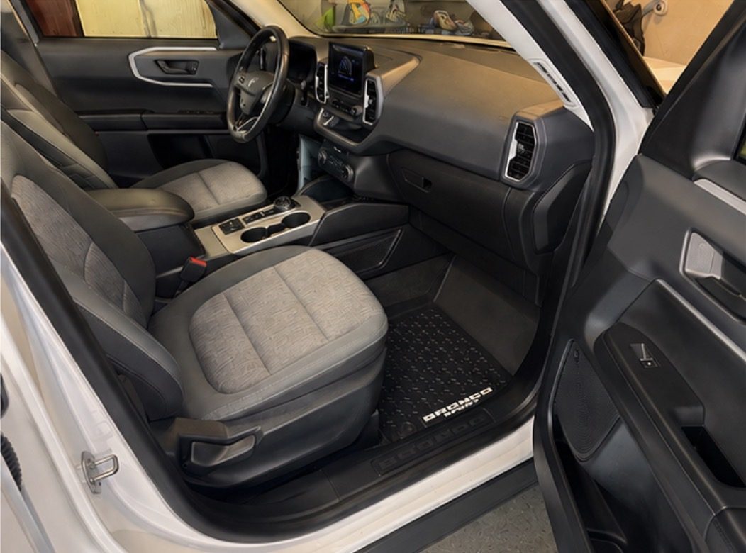 Bronco Sport passenger seat after