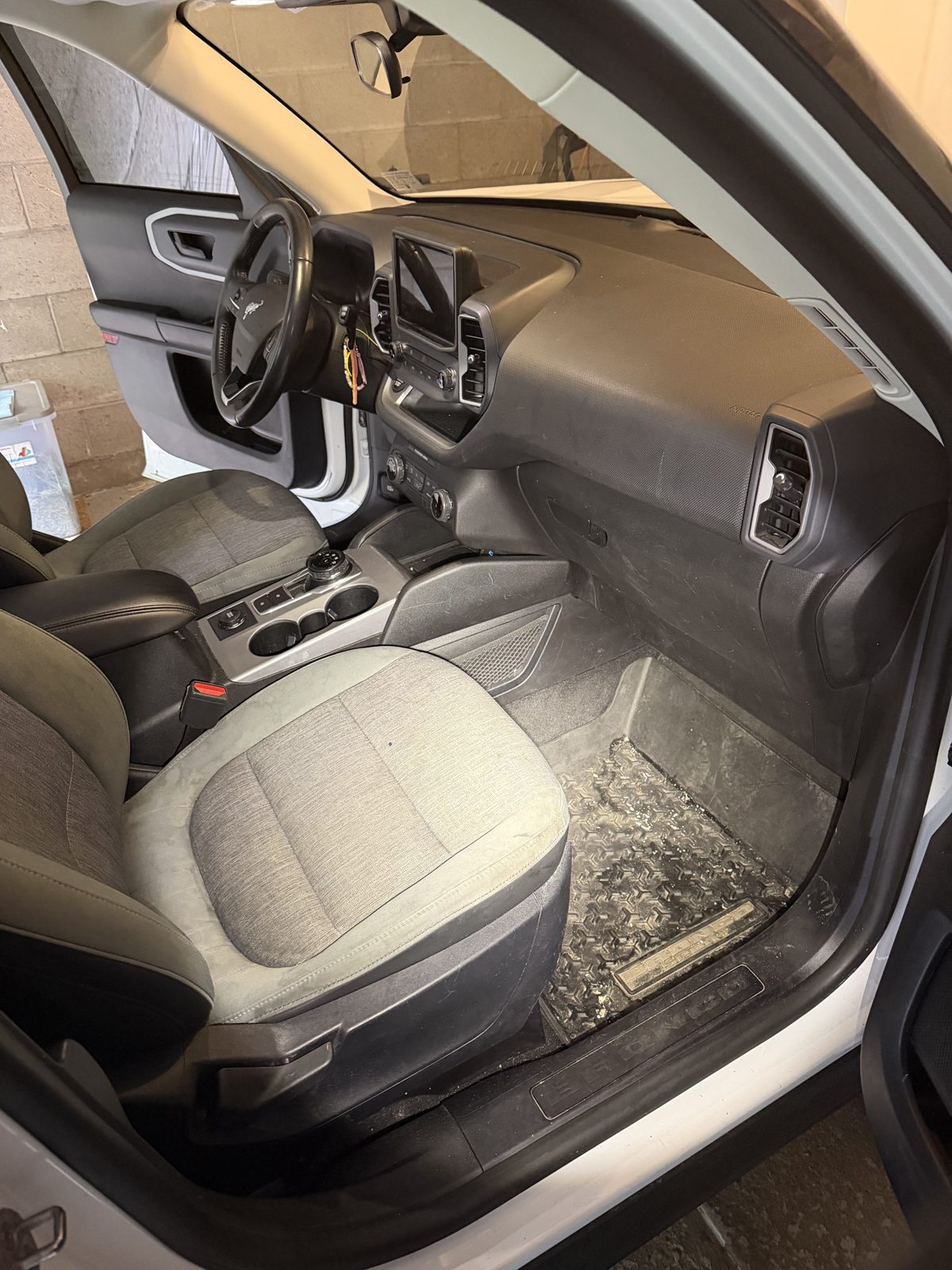 Bronco Sport passenger seat before