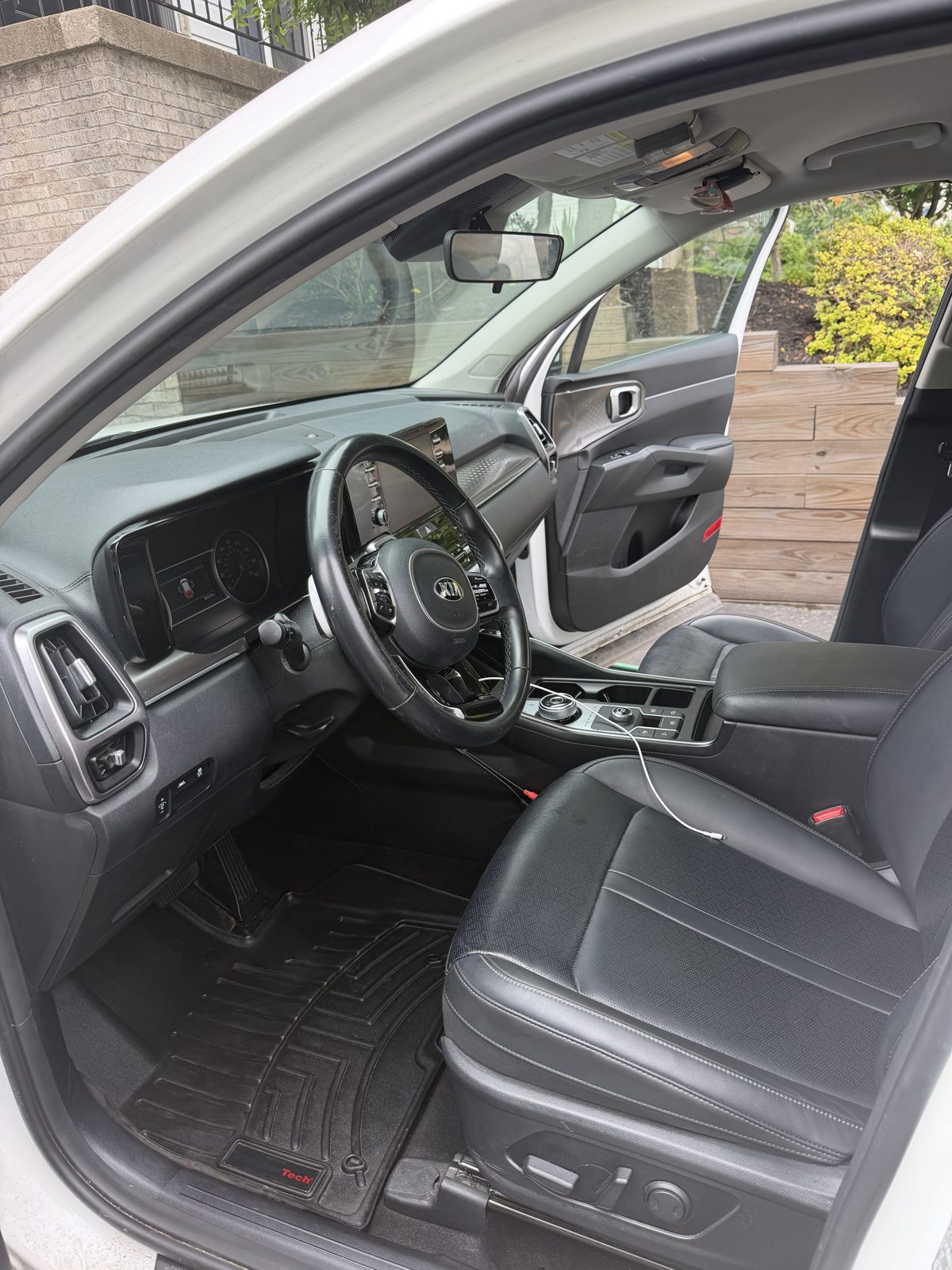 Kia Crossover driver seat after