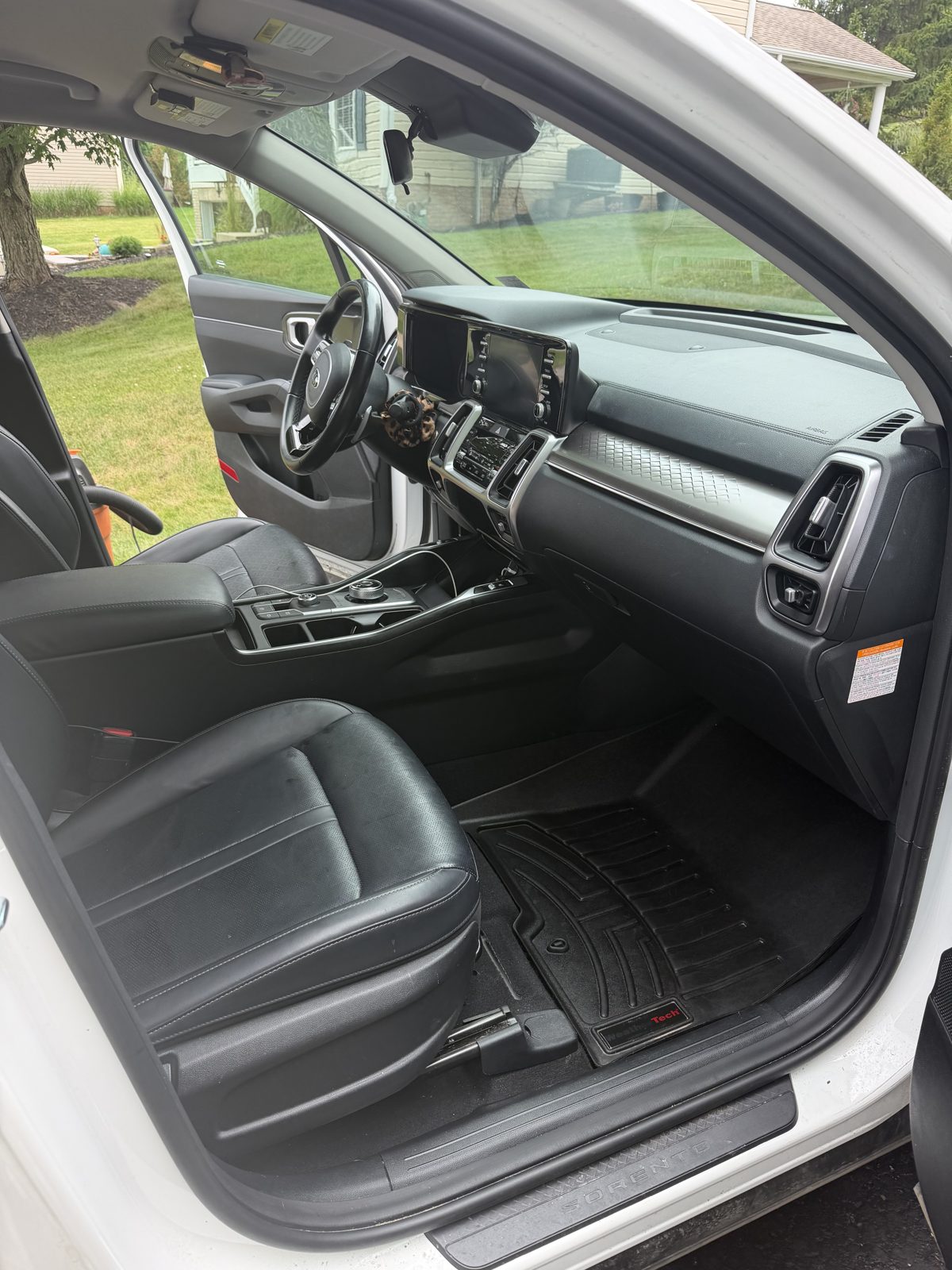Kia Crossover passenger seat after
