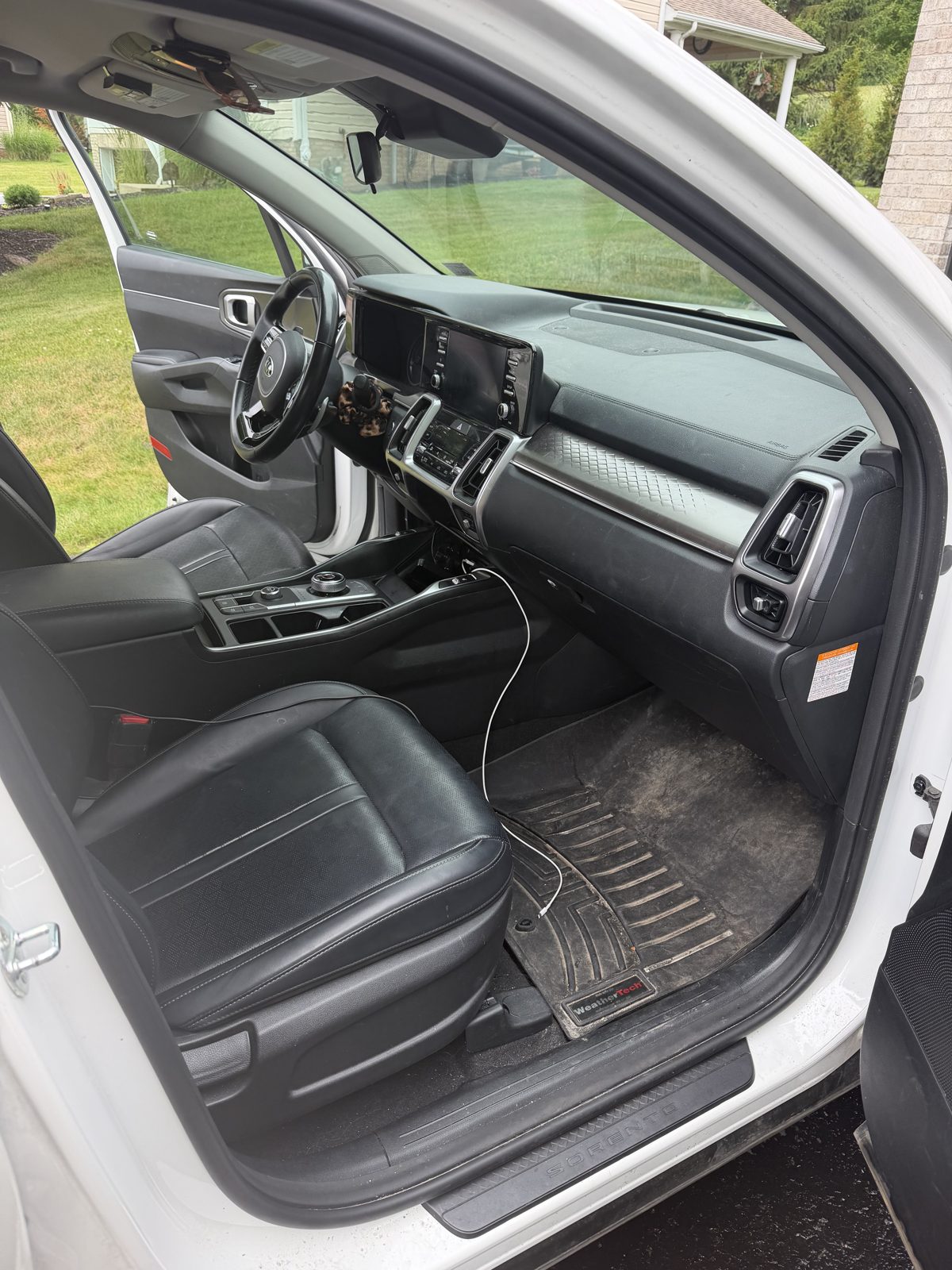 Kia Crossover passenger seat before